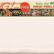 Coleccionismo de Coca-Cola y Pepsi: POSTER COCA-COLA. USA, ORIGINAL AÑOS 50. COKE